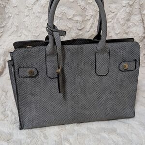 Elegant Gray Women's Handbag